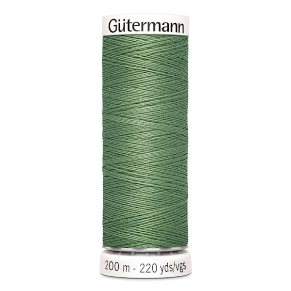 Tråd av textil - Ej specificerad - 748277-821 - 200m - 1 rulle - Grön färg