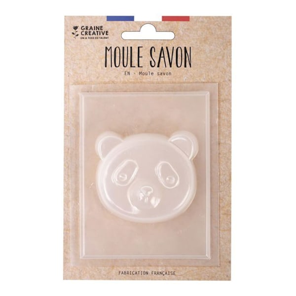 Mini panda tvålform Transparent