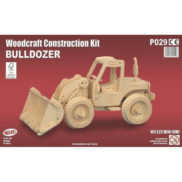 Kaj - Trämodell Bulldozer