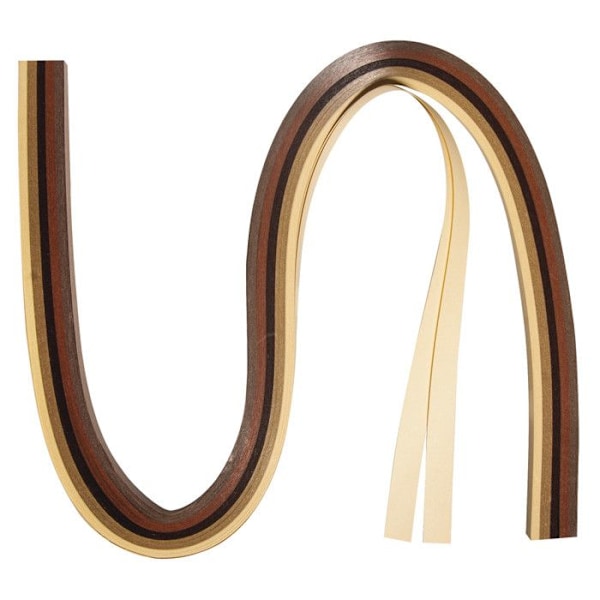 Papier för Quilling Brun 53x0,9cm 100 stycken