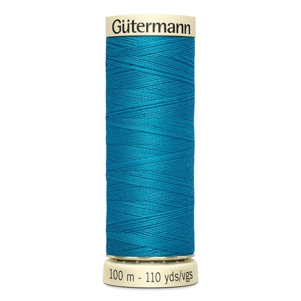 Sytråd 100% polyester Gütermann 1 Spole - Att 761 - ceruleanblå blå himmel