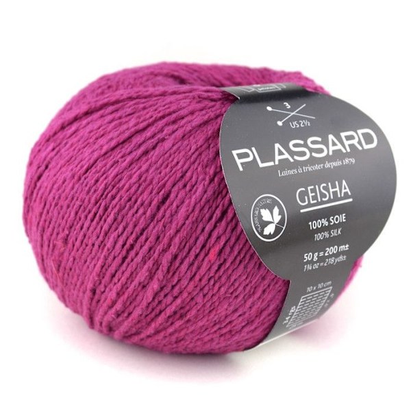 Sommarsticknings- och virkgarn Geisha 32 Rosa 100% siden 32 Rosor