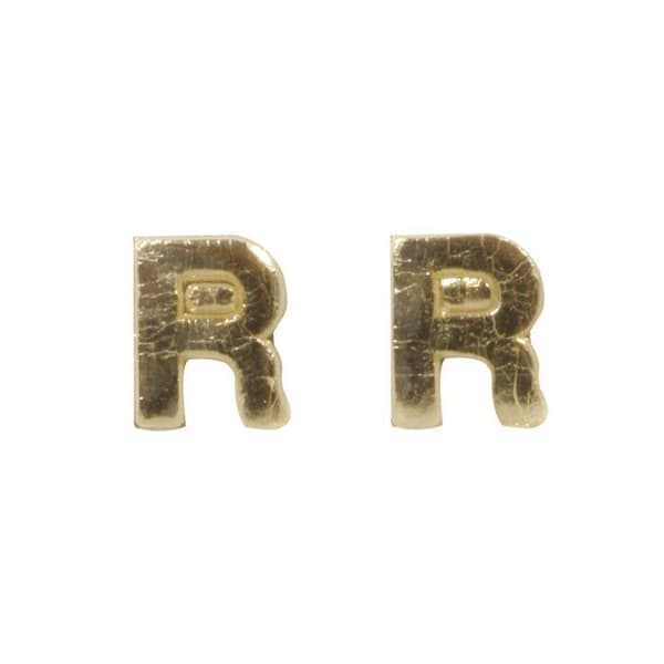 Vaxbokstäver - RAYHER - R - Guld - 9mm - 2 stycken