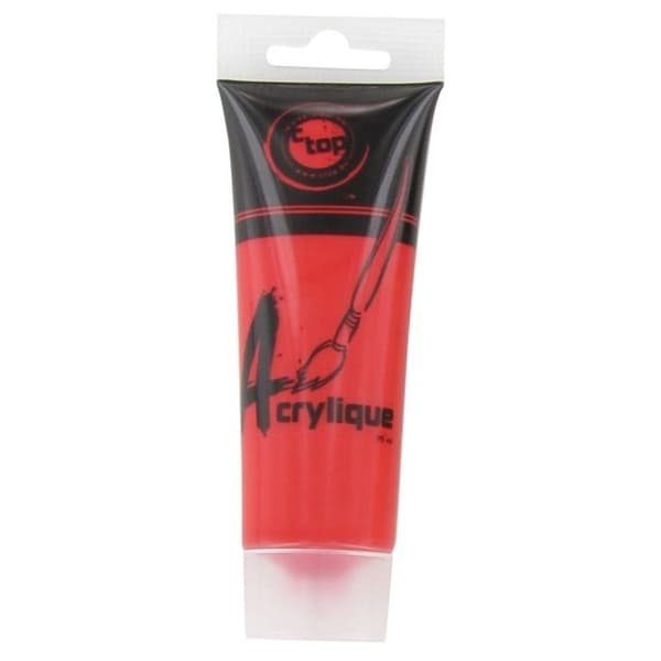 MégaCréa DIY - Matt akrylfärg röd tub 75 ml Röd