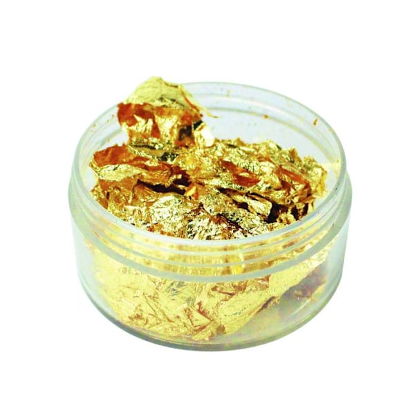 Copeaux för att guldga i Gyllene Flakes 0,6 g Guld