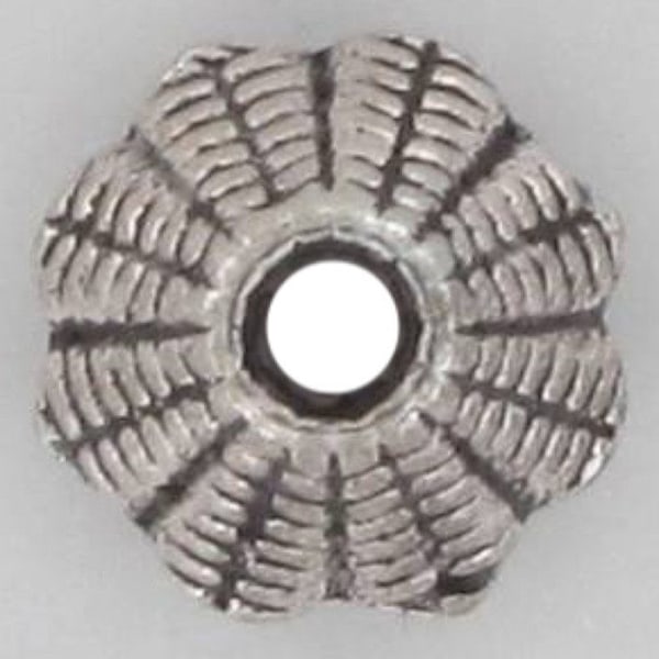 Konisk metallskål Ø 8 mm Silver (10-pack) Silver