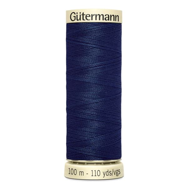 5-pack 100m Tråd 100% Polyester Gutermann Ref 788988 - Att 11 - planetblå blå planetarium