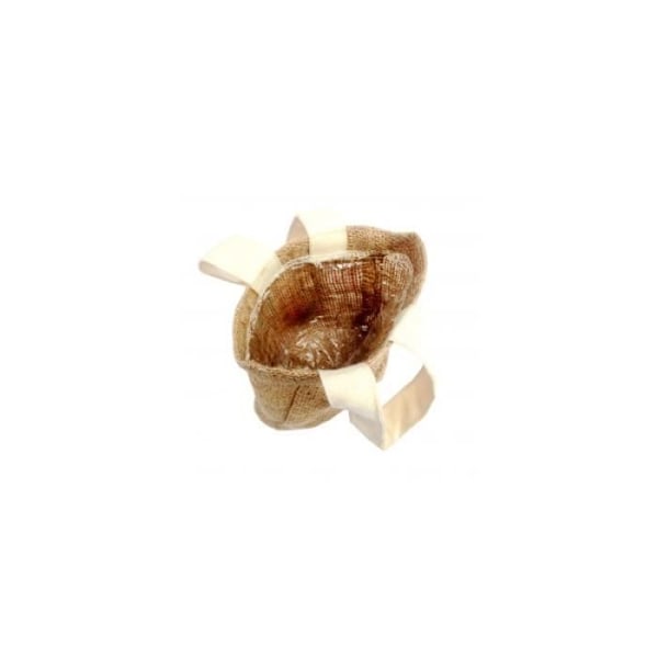 Jutepåsar - Sodertex - Set med 10 - PVC-belagd - 4,5x10x10cm - Naturlig färg Naturlig