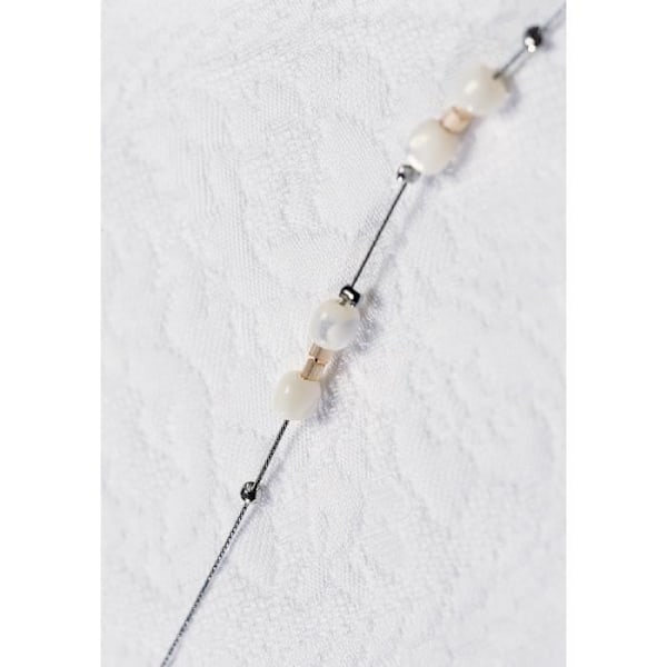 Crimppärla, platina, 0,8mm-1,5mm ø, tab.-LS 40st