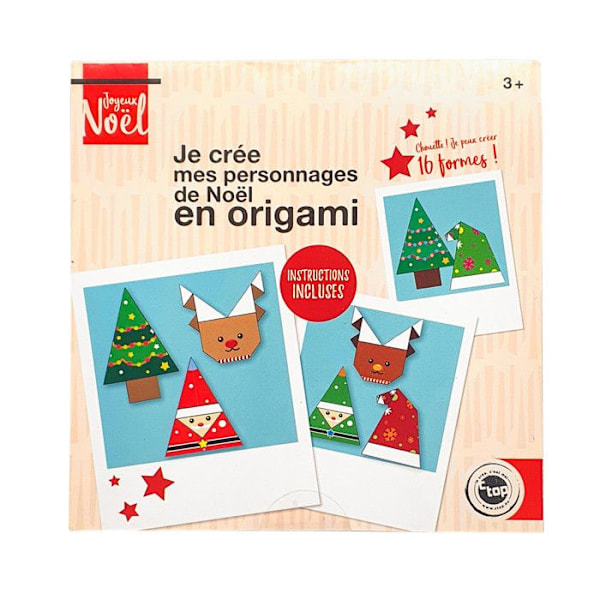 Origami Christmas 16 tecken för att skapa 15,2 x 15,2 cm