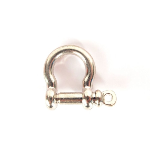 Silvriga metalldetaljer 3cm (idealisk för Paracord) x2 Silver