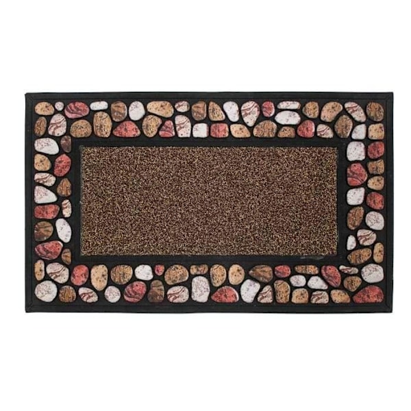Rektangulär Matta - Ej specificerad - 45 x 75 cm - Relief PVC - Klassisk stil - Entré