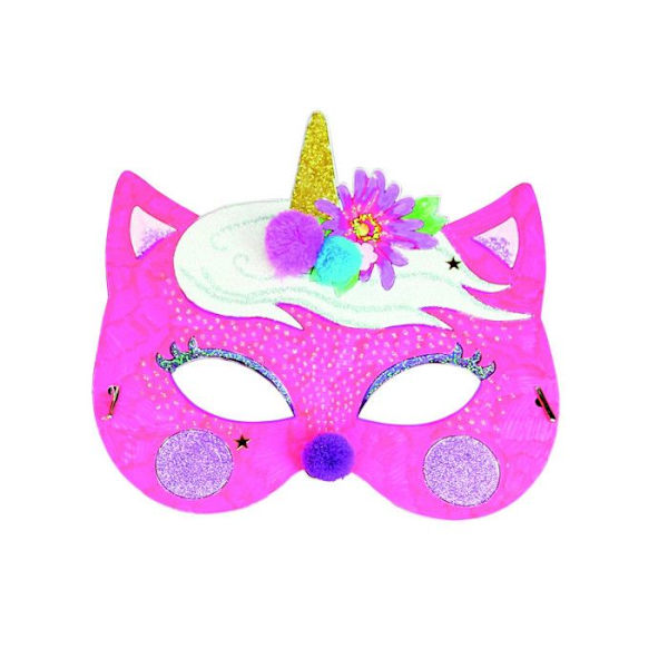 Unicorn fördragen stark kortmask - MegaCrea DIY - 4 delar - Grå {Färg}
