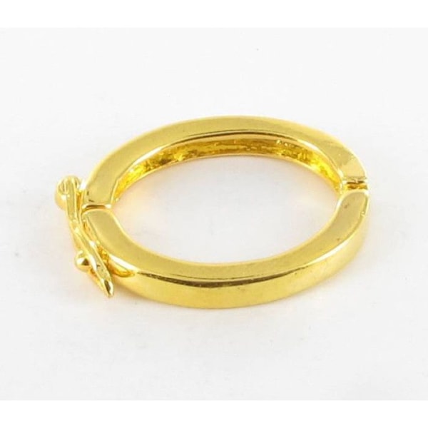 Fermoir menotte för sautoir 22mm Guld gyllene