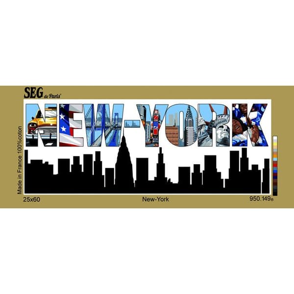 Antik canvas New York 25x60cm