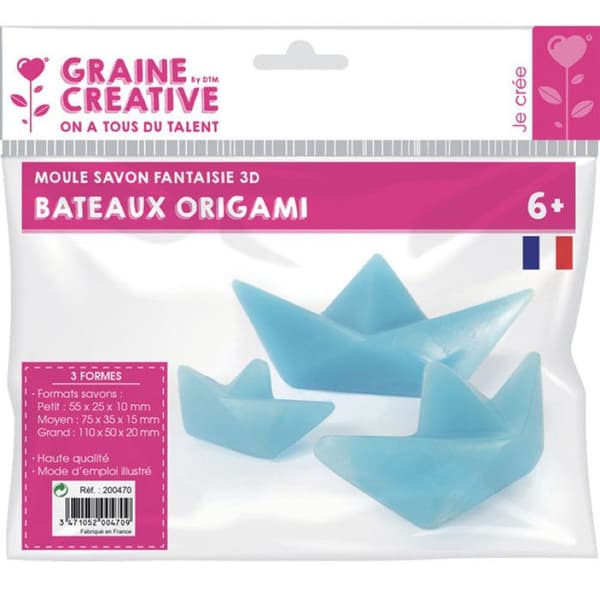 Graine Créative - Form för tvål Pappersbåtar