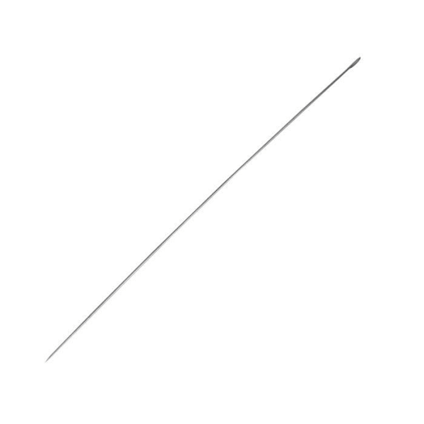 Specialnål för att trä pärlor - RAYHER - 0,5x90 mm - Vit - 2 st.