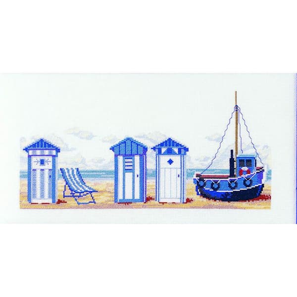 Kit Point räknade Strandkabiner 30 x 40 cm