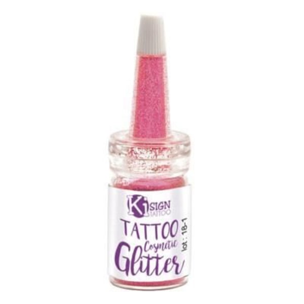 UV Pink Skin Glitter - KI-SIGN - 7 ml flaska