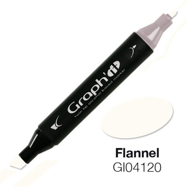Graph'It - Alkoholmarkör Graph'it 4120 Flanell Vit