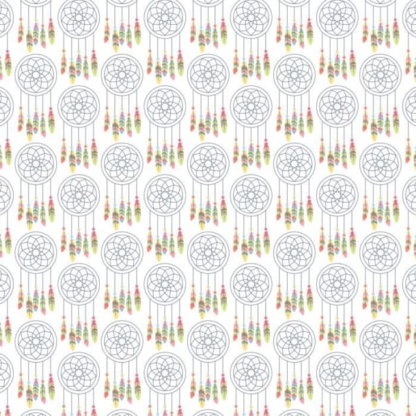 Scrapbookingpapper - Totem - Block med 40 Ark - 30,5 x 30,5 cm - 100 gr/m² - Flerfärgad