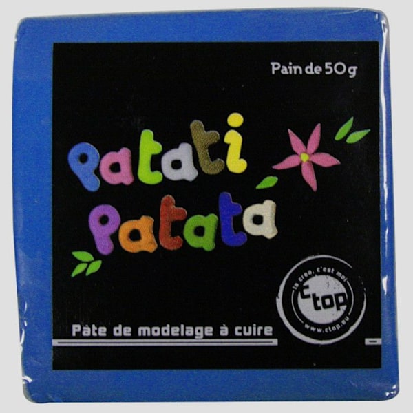 Pasta polymer för modellering Patati Patata Blå kung 50 g kungsblå