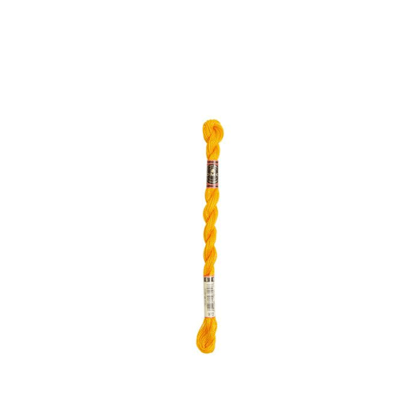 Tråd DMC Coton Perlé Medium N5 Färg 972 Färg nummer 972