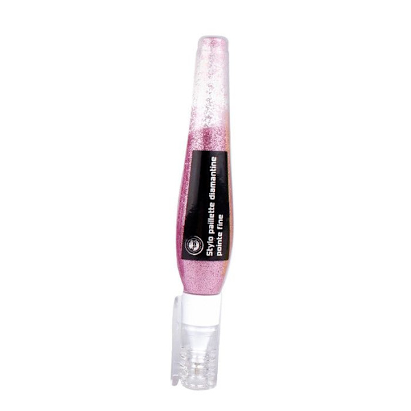 Stift med precision glittrande pulver rosa 10 g