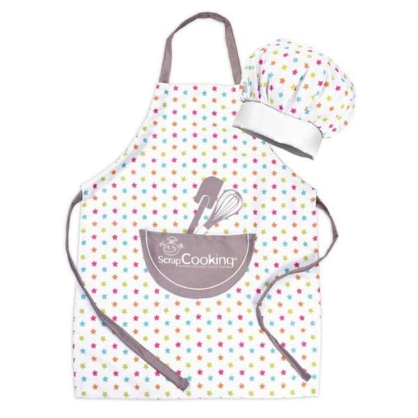 Sätt förkläde + kockmössa barn ScrapCooking®