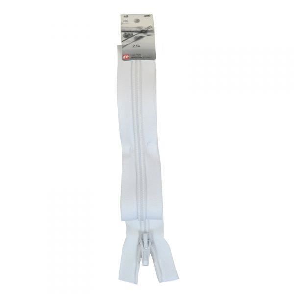 Separabel dragkedja - Prym - 60 cm - Plast - Spiralnylon - 6 mm Vit