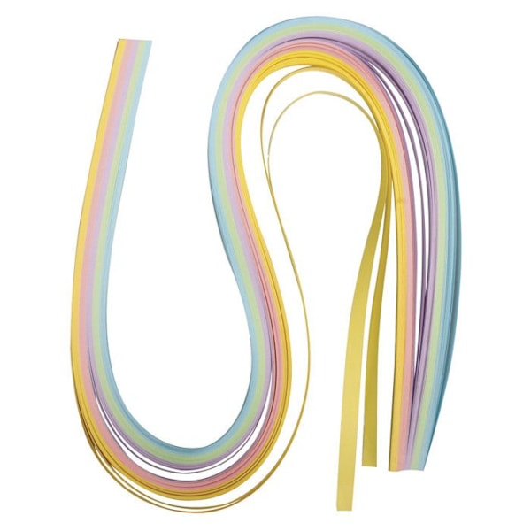 Papper för Quilling 6 mm Pastell 100 stycken
