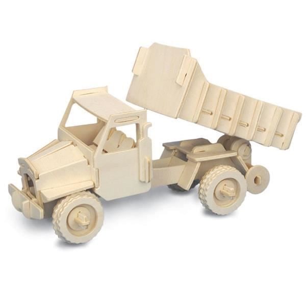 Camion QUAY - Byggsats i FSC-trä - Beige - Barn - Mixad