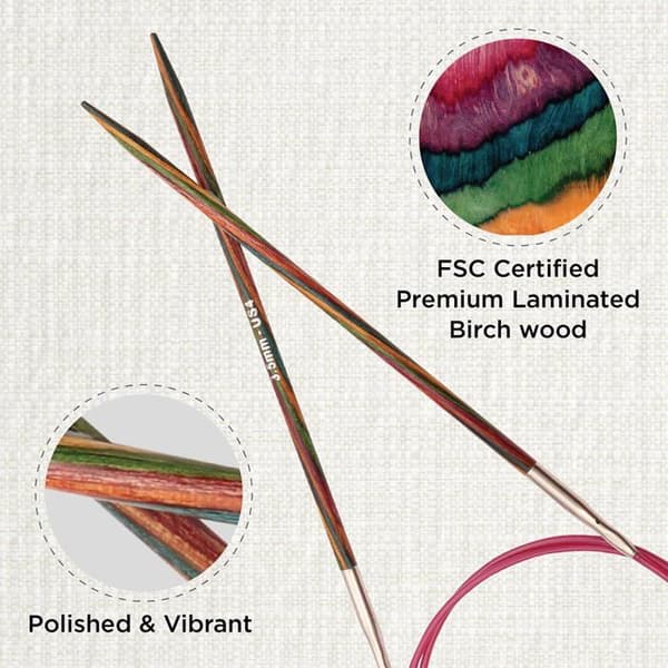 KnitPro fasta rundstickor - 80cm 3.50mm - 80cm