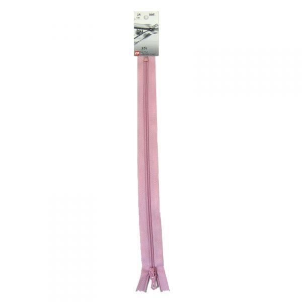 Ej separerbar plastdragkedja, fin (Z51) - 25 cm 805 Babyrosa
