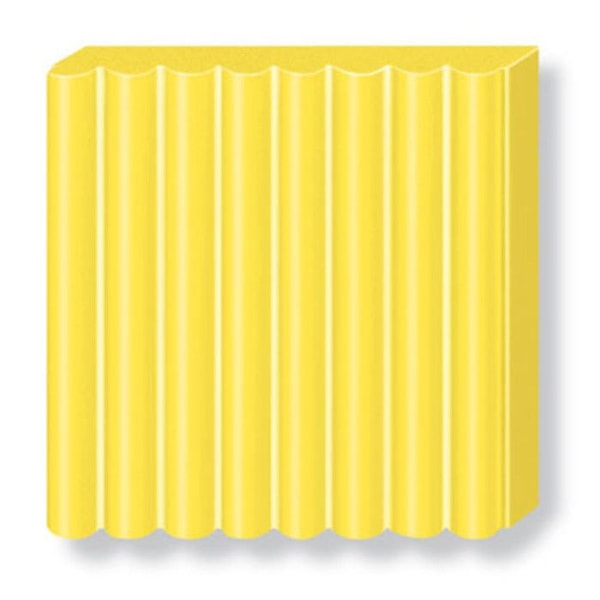 Modelleringslera - Fimo Professional - Citron gul - 85 g - Härdar i ugn - Perfekt för smycken Gul citron