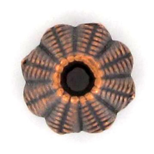 Konisk metallskål Ø 8 mm Kobberfarget 10 stykker Koppar