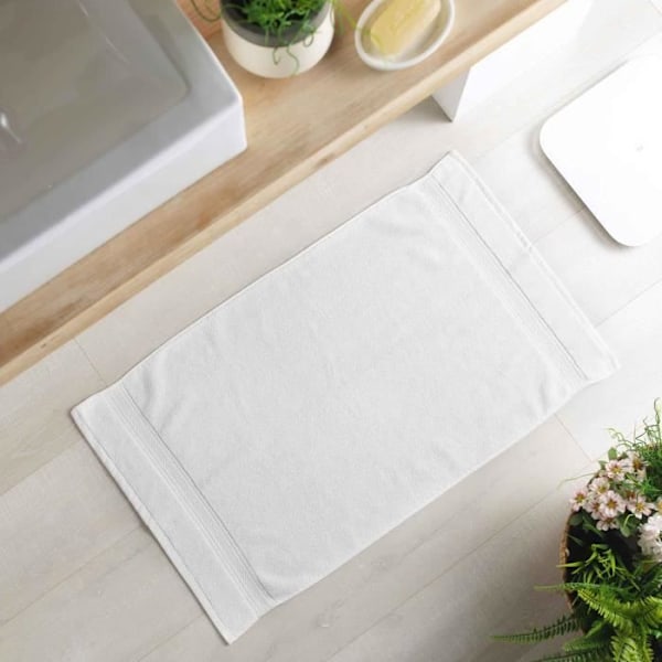 Badmatta - DOUCEUR D’INTERIEUR - 50 x 85 cm - Vit - Vuxen Vit
