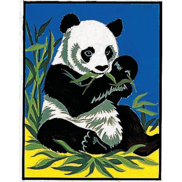 Kit canvas Panda 20x25cm Vit
