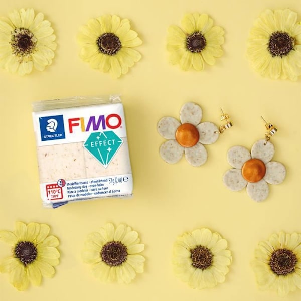 Modellera - FIMO - 8010 - Botanisk färg - 57g - Idealisk för nybörjare botanisk