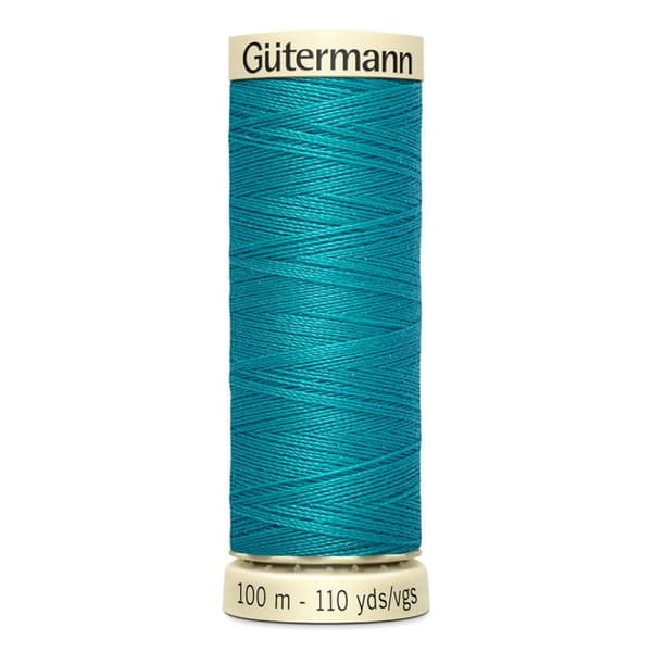 Set med 5 spolar 100m Tråd 100% polyester Gutermann Ref 788988 - Att 55 - jade jade