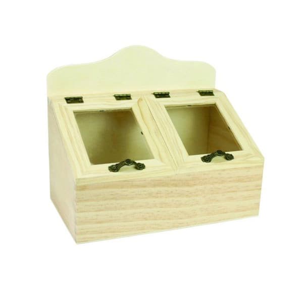 MégaCréa DIY - Mini växthus i trä 20,5 x 12 x 17 cm