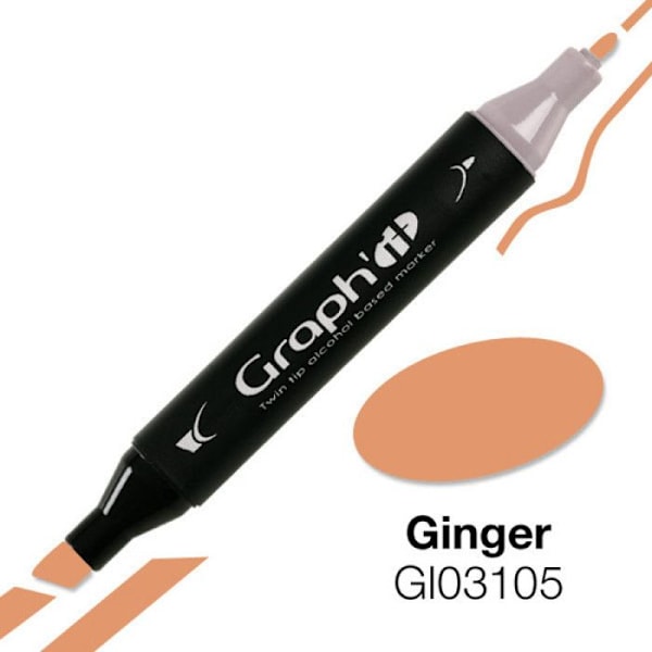 Graph'It - Alkoholmarkör Graph'it 3105 Ginger brun