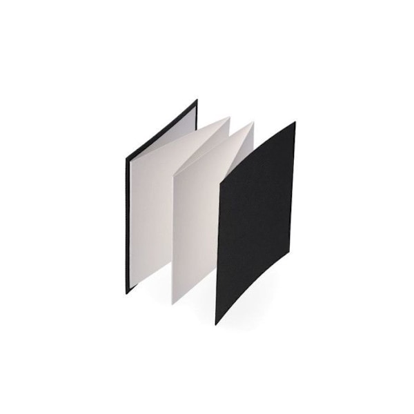 Carnet SM-LT 14x14 cm Aquarelle Leporello Coton 6 sidor 300 g/m²