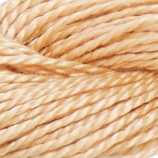 Fil DMC Coton Perlé Small N8 Col. 738 Färg nummer 738