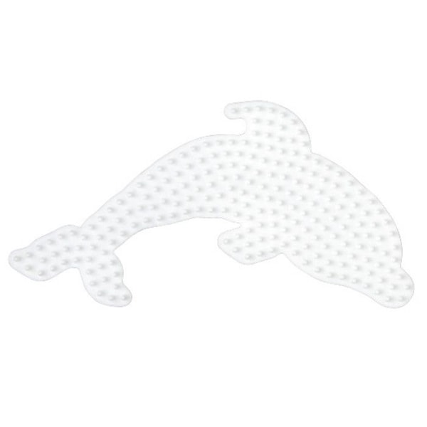 Plattor Croco Delfin Flodhäst för standardpärlor (Ø5 mm) Vit