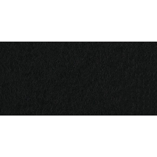 Filt svart 20x30 cm 1mm 2 stycken
