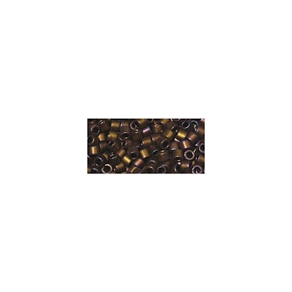 Perle Miyuki Delica 10/0 DBM312 Metallisk matt brun mocha Brun mokka metallisk