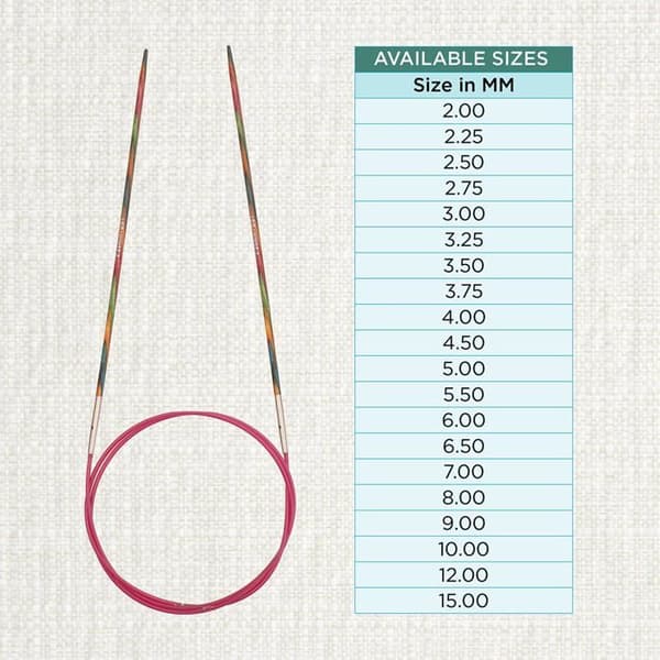KnitPro fasta rundstickor - 80cm 3.50mm - 80cm