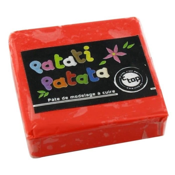 Polymer Clay - CTOP - Red Patati Patata - Mjuk och lätt att forma Röd