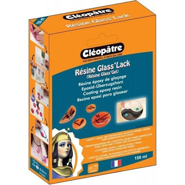Glasyrharp - Kleopatra - 150ML - Ultra-glänsande - Stötresistent - Lackeffekt